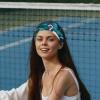 1 Pack Pink Art Flamingo-543 Elastic Soft Fabric Non-Slip Women's Fashion Headbands - Soft, Wide, and Stylish for All Occasions view 2