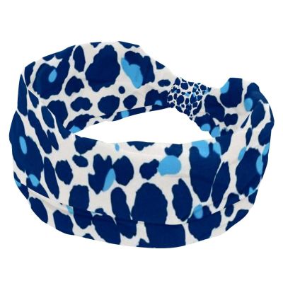 1 Pack Headbands for Women Non Slip Elastic Sports Hair Bands for Women, Soft Cloth Headband for Workout Yoga Fashion Hair Accessories,Art Leopard Print-1118