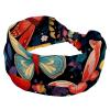 1 Pack Art Butterfly-987 Elastic Soft Fabric Non-Slip Women's Fashion Headbands - Soft, Wide, and Stylish for All Occasions view 1