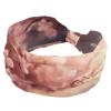 1 Pack Pink Art Cherry Blossom-456 Elastic Soft Fabric Non-Slip Women's Fashion Headbands - Soft, Wide, and Stylish for All Occasions view 1