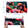 1 Pack Pink Art Flamingo-534 Elastic Soft Fabric Non-Slip Women's Fashion Headbands - Soft, Wide, and Stylish for All Occasions view 3