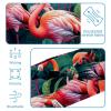 1 Pack Pink Art Flamingo-534 Elastic Soft Fabric Non-Slip Women's Fashion Headbands - Soft, Wide, and Stylish for All Occasions view 4