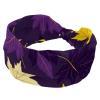1 Pack Headbands for Women Non Slip Elastic Sports Hair Bands for Women, Soft Cloth Headband for Workout Yoga Fashion Hair Accessories,Art Leaf-200 view 1