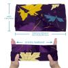 1 Pack Headbands for Women Non Slip Elastic Sports Hair Bands for Women, Soft Cloth Headband for Workout Yoga Fashion Hair Accessories,Art Leaf-200 view 3