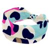 1 Pack Art Leopard Print-1131 Elastic Soft Fabric Non-Slip Women's Fashion Headbands - Soft, Wide, and Stylish for All Occasions view 1