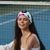 1 Pack Art Leopard Print-1131 Elastic Soft Fabric Non-Slip Women's Fashion Headbands - Soft, Wide, and Stylish for All Occasions view 2