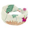1 Pack Art Leaf-195 Elastic Soft Fabric Non-Slip Women's Fashion Headbands - Soft, Wide, and Stylish for All Occasions view 1