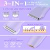 Bikini Trimmer for Women, Electric Razor for Pubic Hair 3-in-1, Bikini Shaver for Legs Body Hair, Womens Electric Razor IPX6 Waterproof, Gifts for Women,Purple view 2