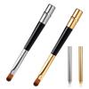 2 Packs Professional Lip Brush, Lipstick Brushes with Cap Lip Makeup Brushes for Lipstick Lips Gloss Lipsticks Brush Applicator for Women and Girls (gold + silver) view 1