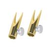 jiahesuw Eyebrow Pencil Sharpener Auxiliary Tool with Double Side Grooved for Eyebrow Pencil Lip Liner Sketch Pencil Sharpening view 1