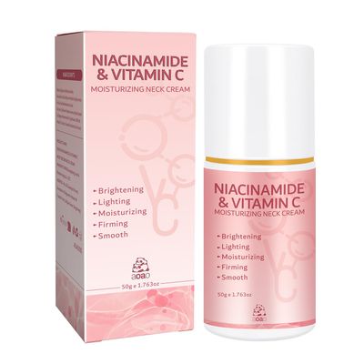 AOAO Anti Wrinkle Neck Cream for Women With Niacinamide & Vitamin C, Reduce Neck Dullness & Wrinkles, Moisturizing, Restores Skin Moisture Barrier, Non-Greasy & Fast Absorbing, 50g/1.763 oz
