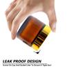 0.71oz Thick Small Glass Jars w/Lids & Inner Liners,WINCUR Refillable Cosmetic Lotion Containers Bottle Amber Glass Mason Jars for Cream, Honey, Jam, Jelly 10 Pack(Gold Lids 1.81 * 1.3") view 4