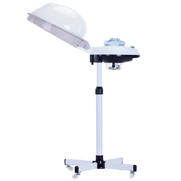 DWNYSMUSC Salon Hair Steamer,Barber Shops Tools,Rolling Floor Base,Adjustable Height,Temperature,Timer,for Hair Treatment