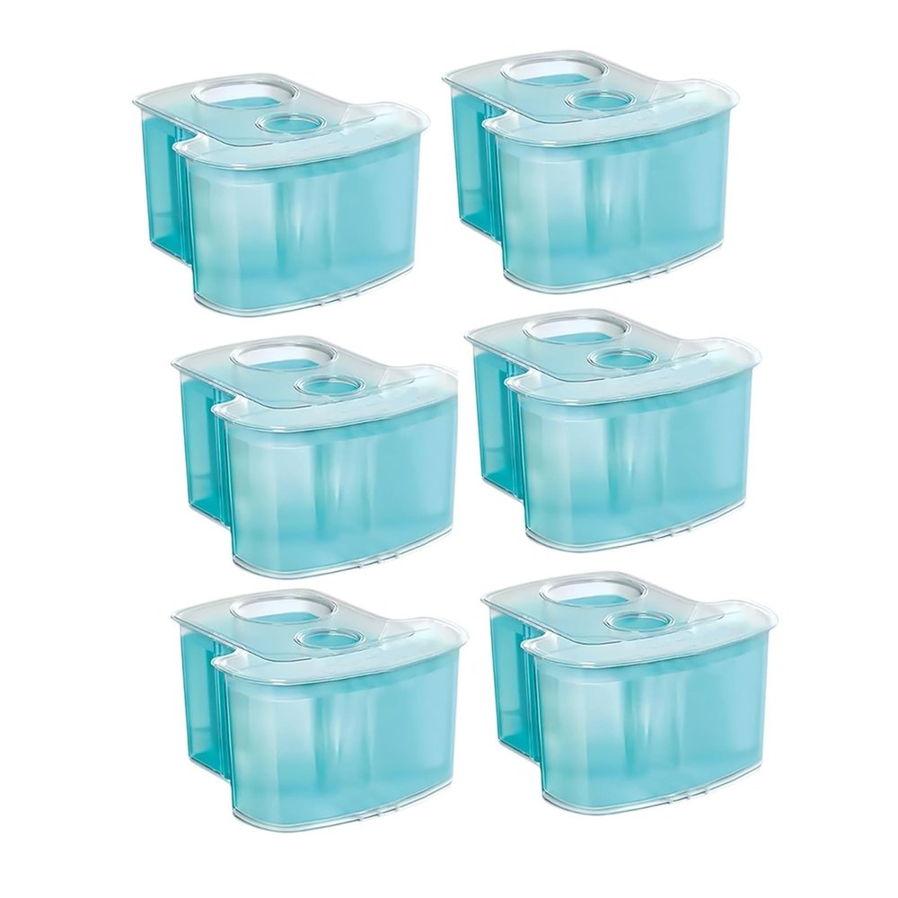 FMGDJJK 170ml JC301 JC302 Shaver Cleaning Liquid - Compatible with Philips S5000/S7000/S9000 Series - Fits Shavers with Cleaning System, Shaver Cleaning Fluid Refill for Electric Shavers(6pcs)
