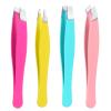 4Pcs Mini Tweezers for Women Facial Hair Eyebrows, Small Precision Tweezers Hair Eyebrow Tweezer for Women Men Facial Hairs Plucking Removal view 1