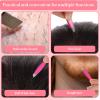 4Pcs Mini Tweezers for Women Facial Hair Eyebrows, Small Precision Tweezers Hair Eyebrow Tweezer for Women Men Facial Hairs Plucking Removal view 4