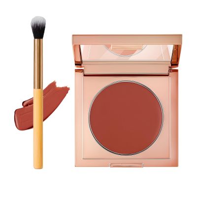 Peach-Toned Corrector Stick, Colored Clay CC Undereye Corrector, Under Eye Concealer Color Corrector for Dark Circles with Brush, Long-lasting Waterproof Multi-effect Concealer (Red)