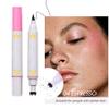 Aaiffey Faux Freckle Stamp with Eyeliner,Dual Ended Fake Freckle & Black Liquid Eyeliner 2 in 1,Long Lasting Quick Dry Fake Freckles Pen For Natural Lifelike Freckles Makeup (#4) view 2