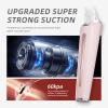 Blackhead Remover Vacuum, Pore Cleaner Blackhead Extractor, Pore Vacuum with 3 Adjustable Suction Levels & 4 Probes, USB Rechargeable Blackhead Remover Tools for Face & Nose (Pink) view 2