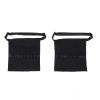 2pcs Half Waist Hair Stylist Apron with Pockets Adjustable Waist Belt Salon Apron,Bleach proof Half Waist Apron for Salons, Cosmetology,Groomers view 1