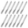 12 PCS Metal Nail Files for Women Stainless Steel Finger Nail Buffer Double-Sided Precision Fingernail Files with Curved Sharp Pointed Tip Thin Durable Nails File Bulk for Salon Home Travel view 1