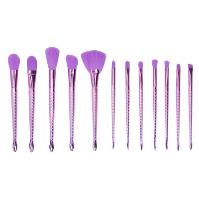 12pcs Makeup Brush Set, Professional Cosmetic Brush Kit, Soft Dense Hair Foundation Powder Eyeshadow Brush Beauty Tool with Pouch, for Daily Makeup and Professional Use