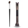 2Pcs Nose Contour Brushes for Makeup Shimmeroo Double-Ended Nose Angled Eye Shadow Contour Brushes for Makeup 2-in-1 U-Shaped Fluffy Brush Contouring Highlight Face Sculpting Defining view 1