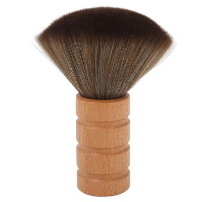 Men's Shaving Brush with Wooden Handle, Nylon Brush Hair for Smooth Shaving Experience, Ergonomic Design, Durable and Luxurious Feel, Excellent for Beard and Hair Grooming