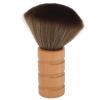 Men's Shaving Brush with Wooden Handle, Nylon Brush Hair for Smooth Shaving Experience, Ergonomic Design, Durable and Luxurious Feel, Excellent for Beard and Hair Grooming view 2