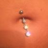 QWALIT Silver Belly Piercing Kit Belly Button Piercing Kit Self Disposable Bellybutton Piercings Kits Dangly Navel Piercings Gun Surgical Steel Hypoallergenic Dangle Navel Rings at Home view 4