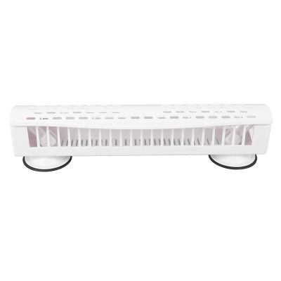 Hair Extension Holder for Styling, Built in Comb Hold Hair Braiding Rack Salon Tool Holder with Suction Cups for Salons, Bathrooms, Beauty Shops (White)