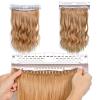 Hair Extension Holder for Styling, Built in Comb Hold Hair Braiding Rack Salon Tool Holder with Suction Cups for Salons, Bathrooms, Beauty Shops (White) view 2