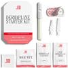 Jill Dermaplane Starter Kit for Women in Cream  Facial Razor & Exfoliating Blade Set with Pre-Shave Magic Wipe, Gentle Skin Cleanser, Glow Moisturizer & 2 Disposable Dermaplane Blades view 1