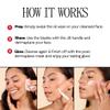 Jill Dermaplane Starter Kit for Women in Cream  Facial Razor & Exfoliating Blade Set with Pre-Shave Magic Wipe, Gentle Skin Cleanser, Glow Moisturizer & 2 Disposable Dermaplane Blades view 3