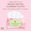 Pixi Beauty Makeup Melting Cleansing Cloths |Cleansing, Make-Up Removing, and Hydrating Disposable Face Towelettes| Pack of 10 Face Wipes view 2