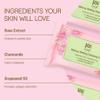 Pixi Beauty Makeup Melting Cleansing Cloths |Cleansing, Make-Up Removing, and Hydrating Disposable Face Towelettes| Pack of 10 Face Wipes view 4