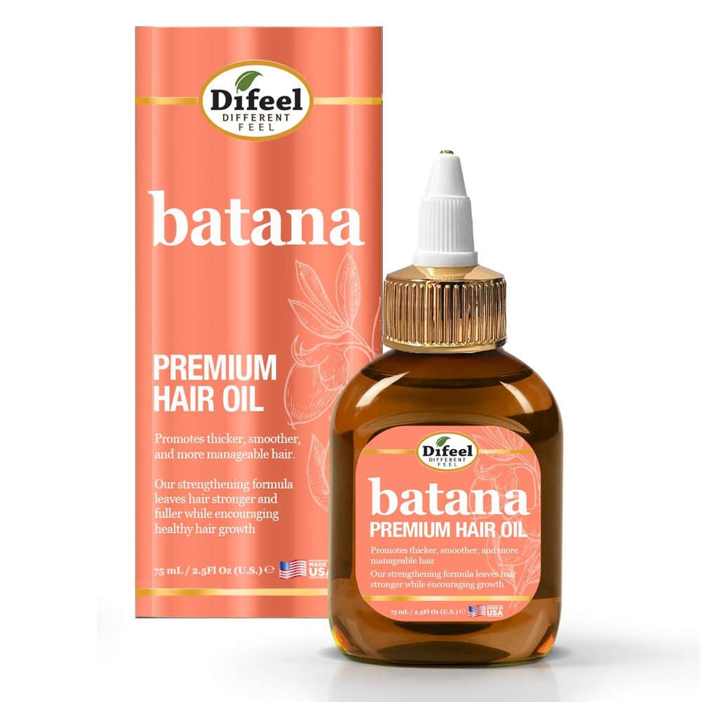Difeel Batana Premium Hair Oil 2.5 Ounce (Travel Size) - Batana Hair Oil, Nourishing Batana Hair Growth Oil