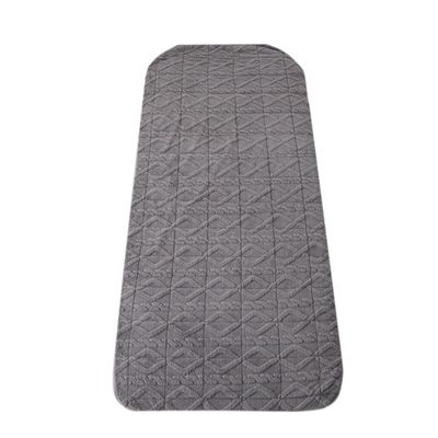 LDLCYCN Gray(r),90 * 200cm, Massage Table Mattress Pad Topper Thicken 3Cm/1.2In Non-Slip Spa Bed Padding with Elastic Band Lash Bed Cushion for Tattoo Table Beauty Salon Bed Square Round Head