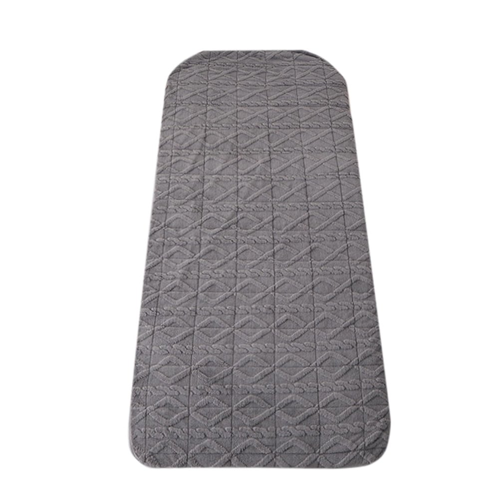 LDLCYCN Gray(r),90 * 200cm, Massage Table Mattress Pad Topper Thicken 3Cm/1.2In Non-Slip Spa Bed Padding with Elastic Band Lash Bed Cushion for Tattoo Table Beauty Salon Bed Square Round Head