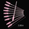 200 Pack Mascara Wands Disposable Eyelash Brushes for Extensions Eye Lash Applicator Makeup Tool kits, Crystal Handle view 3