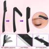 Eyebrows Razor, 5-in-1 Eyebrow Set, Eyebrows Trimmer Kit, Professional Eyebrow Grooming Set Including Comb Tweezers, Scissors, Brow Razors, Brush for Women and Men view 4