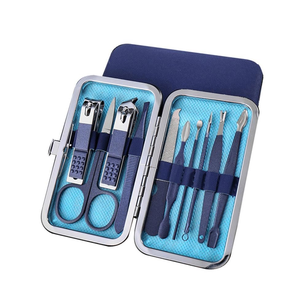 12/18Pcs Professional Nail Clippers Kit - Stainless Steel Manicure Set | Complete Grooming Tools for Home & Salon Travel Use,10pcs