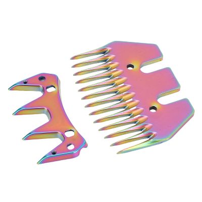 Aramox Electric Sheep Shears 13 Tooth Blades for Goats Colorful 7mm Spacing - Efficient Wool Cutters for Beginners - High Carbon Steel Material