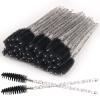 200 Pack Mascara Wands Disposable Eyelash Brushes for Extensions Eye Lash Applicator Makeup Tool kits, Crystal Handle view 1