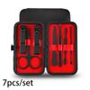 7/10/12Pcs Professional Nail Clippers Kit - Stainless Steel Manicure & Pedicure Set | Complete Grooming Tools for Home & Salon Travel Use,HS,7Pcs view 2