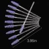 200 Pack Mascara Wands Disposable Eyelash Brushes for Extensions Eye Lash Applicator Makeup Tool kits, Crystal Handle view 2