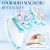 Electric Razors for Women Legs, Upgraded Magnetic Flawless Electric Shaver for Women, Rechargeable Waterproof Women's Electric Trimmer for Arms Legs and Pubic Area (Blue) view 2