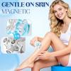 Electric Razors for Women Legs, Upgraded Magnetic Flawless Electric Shaver for Women, Rechargeable Waterproof Women's Electric Trimmer for Arms Legs and Pubic Area (Blue) view 4