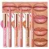 6pcs Hydrating Lip Oils + Lip Liner Pencil Lip Combo Sets, 24H Long-Lasting Lip Kit with Lip Liner and Gloss, Nourishing, Non-Sticky Tinted Stain Lip Gloss Plumping Lip Oil Set for Women(Set A) view 1