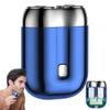Mini Electric Shaver, Waterproof Rechargeable Double Head Portable Shaver, Wet & Dry Use for MenMini view 1
